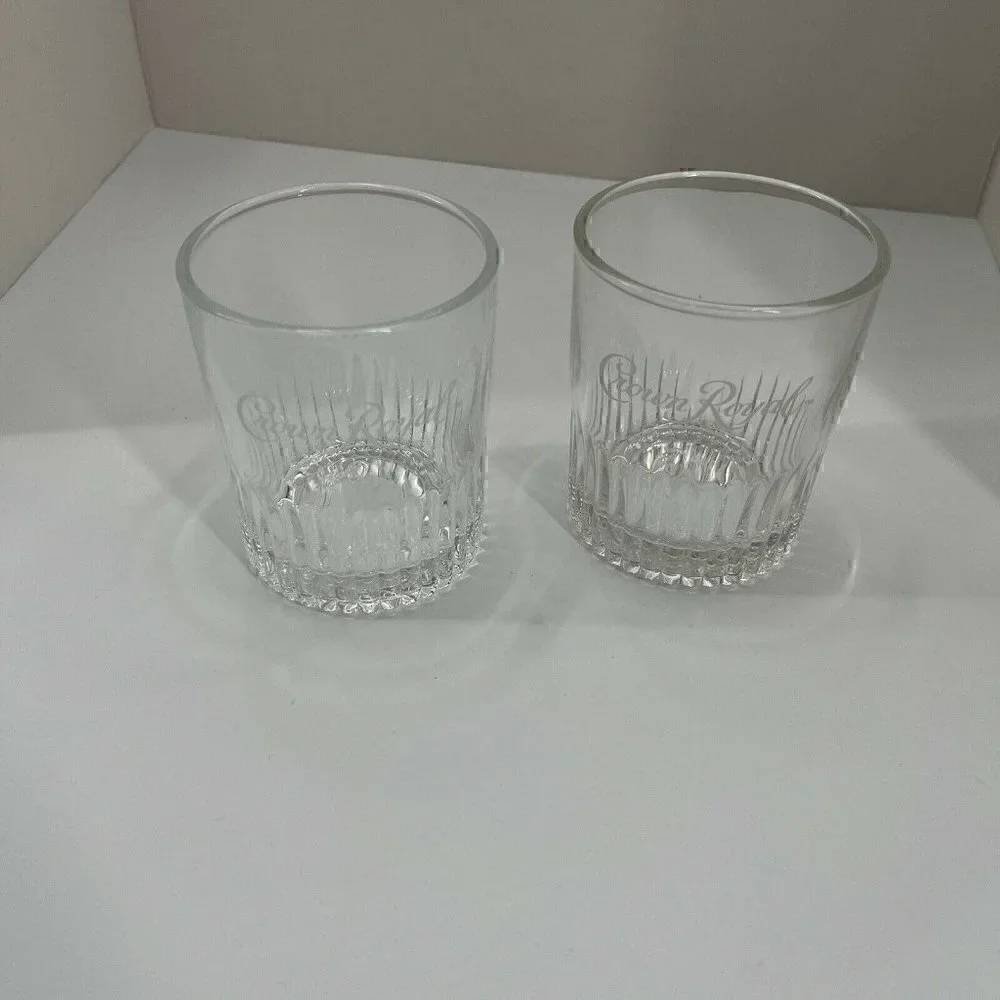 2 x Limited Edition Etched Crown Royal 